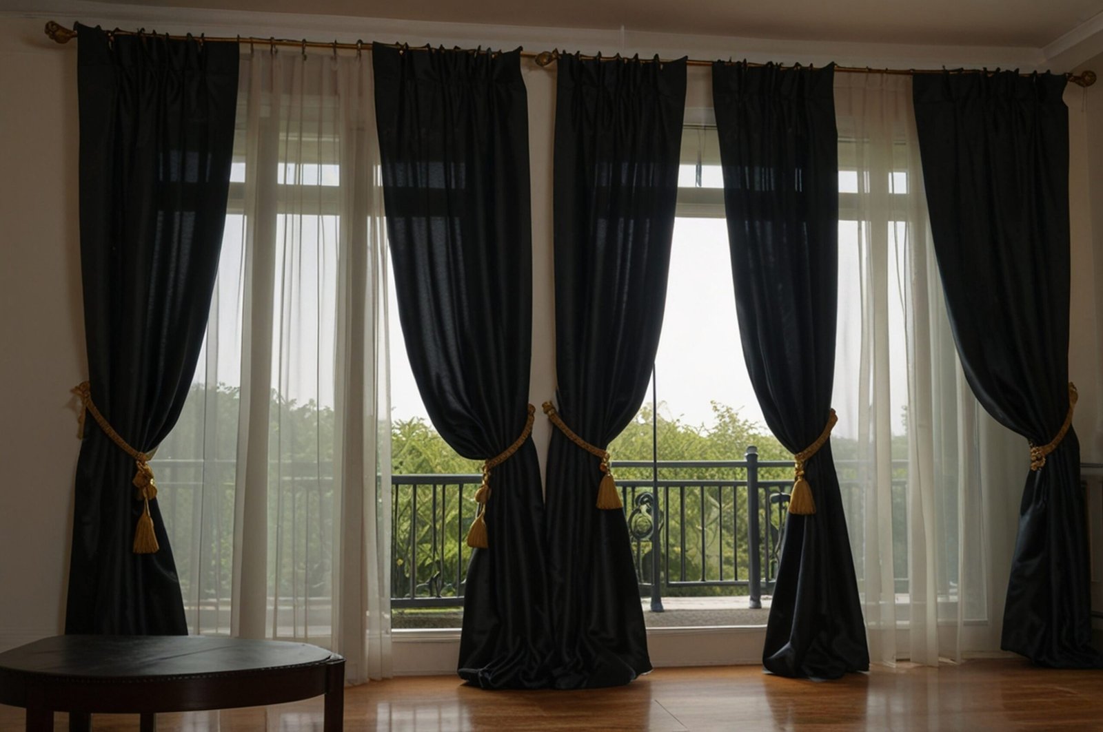 black-silk-curtains-window-fluttering-wind