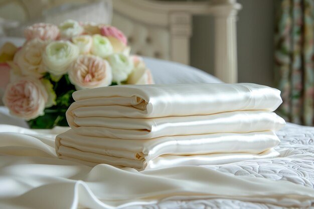 fresh-morning-with-crisp-linens-bouquet-soft-pink-flowers-cozy-bed-brightly-lit_996993-28386