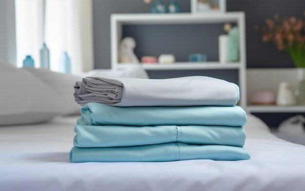 neat-bedding-sheets-stack-laundry-room-generative-ai_431161-18230
